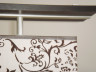 Люстра потолочная Luminex Malaga 4828 2хЕ27 Металл серебро/Дерево коричневый/ткань бежевый с коричневым рисунком(Ск)