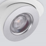 Встраиваемый светильник Elektrostandard Pruno белый/серебро 8W 4200К (25080/LED) Pruno