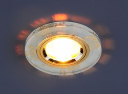 Светильник встраиваемый Electrostandart 8561/6 GD FL/GD (белый / золото)