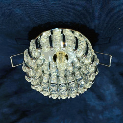 Светильник точечный встраиваемый Feron CD2119 G9 прозрачный хрусталь, хром(Ск)