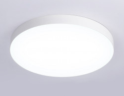 Потолочный светодиодный светильник Ambrella light FV5536 WH белый LED 90W 4200K D600*58 (Без ПДУ)
