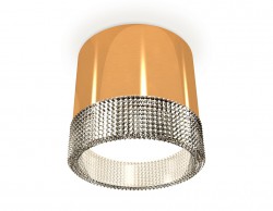 Комплект накладного светильника с композитным хрусталем XS8121020 PYG/CL золото желтое полированное/прозрачный GX53 (C8121, N8480)