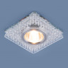 Встраиваемый светильник Elektrostandard 8391 MR16 CL/SL прозрачный/серебро Annuli